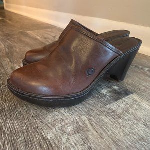 Size 9 Born Mule Wedges